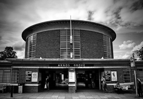 arnos grove tube station,london by silvertony45