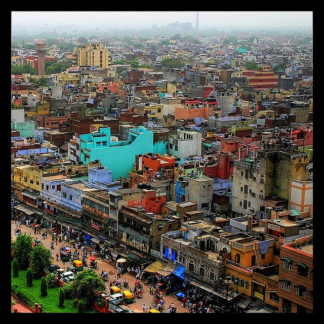 Urban sprawl in Old Delhi