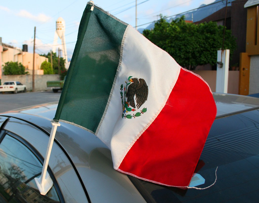 México bandera de coche auto bandera banderas banderas coche 30x40cm