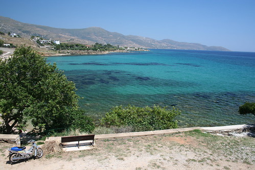 holiday beach greece evia karystos archwayandres