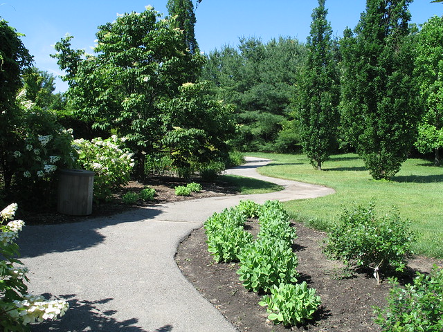 Winding path at Crosby Gardens, Toledo, Ohio