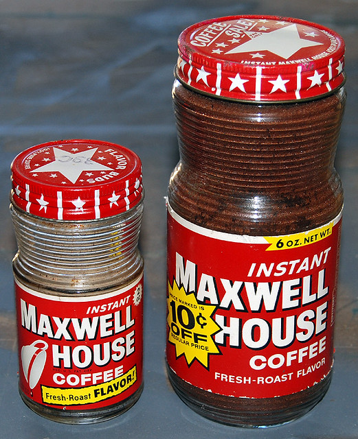 Instant Maxwell House Coffee, 1960's