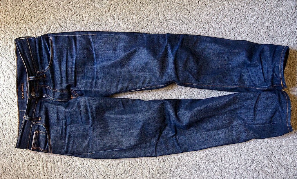 Nudie Jeans Average Joe Red Selvage at 6 Months | My dry den