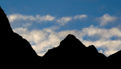 cotton mather by batintherain, blue sunset sky mountain silhouette clouds schweiz switzerland gemmi wallis leukerbad gemmipass vala