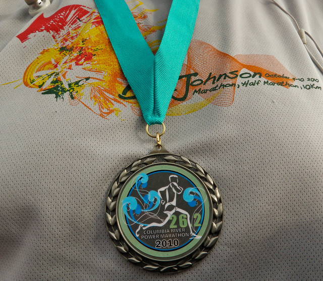 Finishers Medal - Columbia River Power Marathon