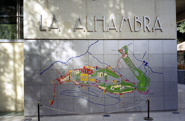 Spain - La Alhambra Map
