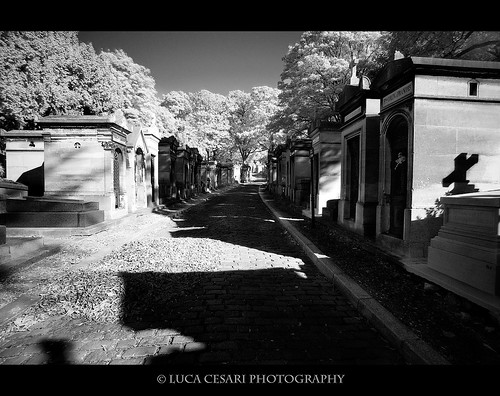 Père Lachaise - Infrared Poetry #2 by Luca Cesari Photography