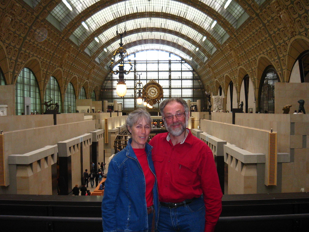 Mum and Peter at the Musee d’Orsay