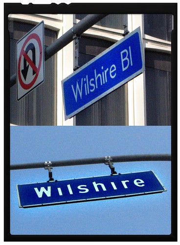 composite losangeles walk streetsigns wilshire wilshirewalk