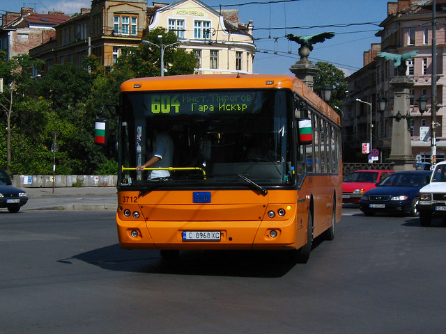 Автобус БМЦ Белде 220 СЛФ №3712 София 2007 г. BMC Belde 220 SLF Bus Nr.3712  Sofia Bulgaria
