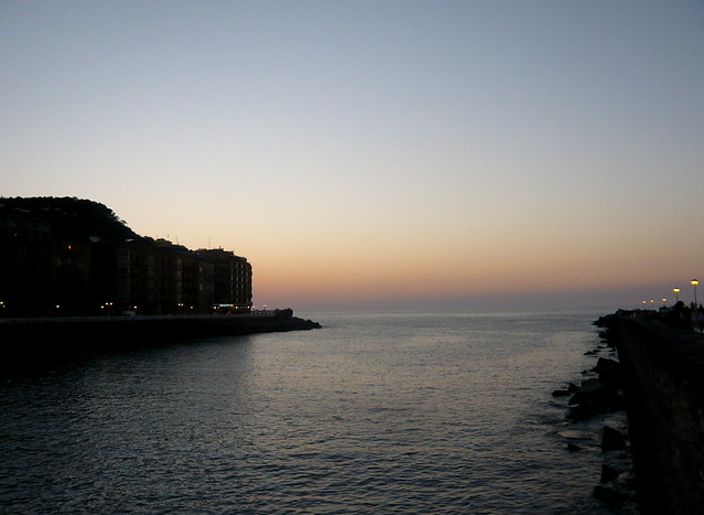 Donostia - San Sebastian - Sunset on Rio Urumea