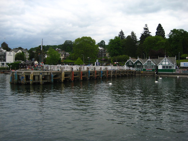Lake District 2010: Bowness on Windermere from the ferry