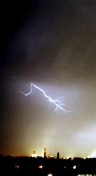 Lightning over Maastricht
