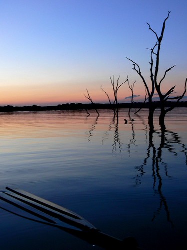 Blue Twilight Paddling by FreeWine, Clovis Point on Dripping Springs Lake near Okmulgee, Oklahoma. Explore #83
We hauled sand rock in t