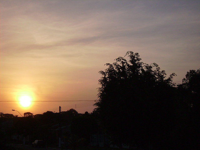 Pôr-do-sol em Barcarena