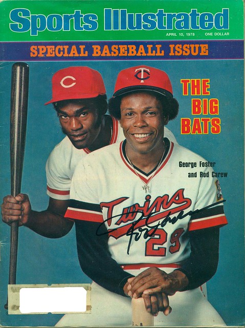 April 10, 1978, Autographed Sports Illustrated by Rod Carew
