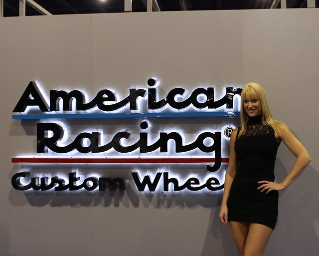 American Racing Wheels SEMA Booth Girl