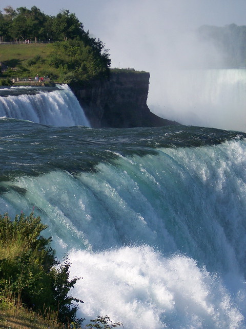 Triple exposure of the falls, Niagara, New York
