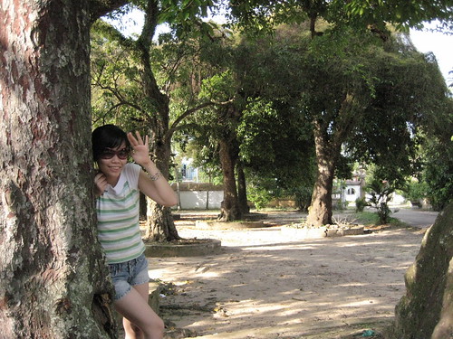 cạnh vườn cây ở chùa | by CeeVee ^^