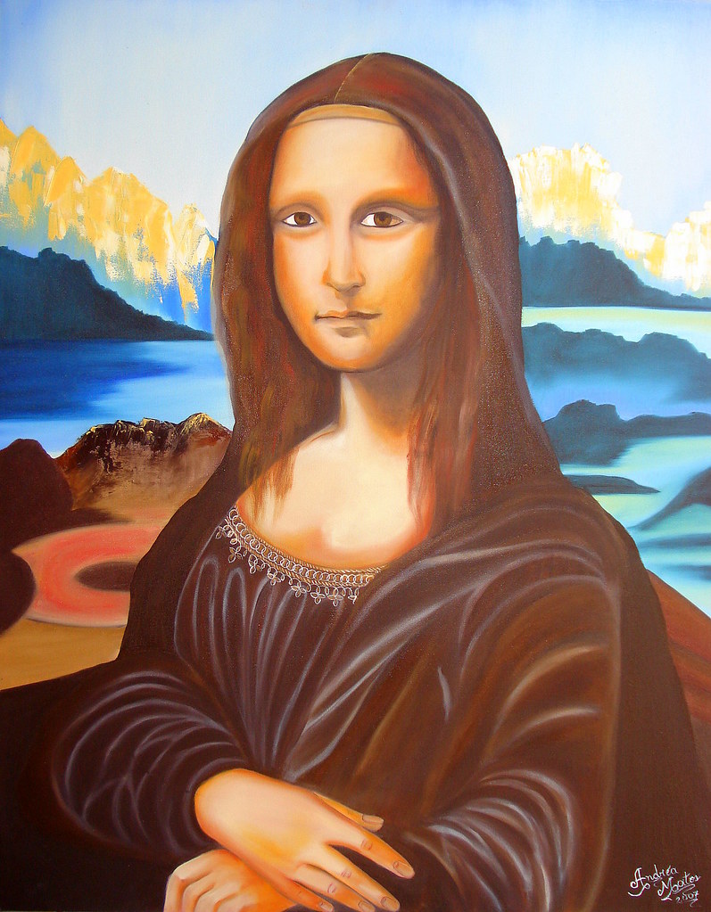 The Monalisa Reimagined | Releitura da Monalisa Painting