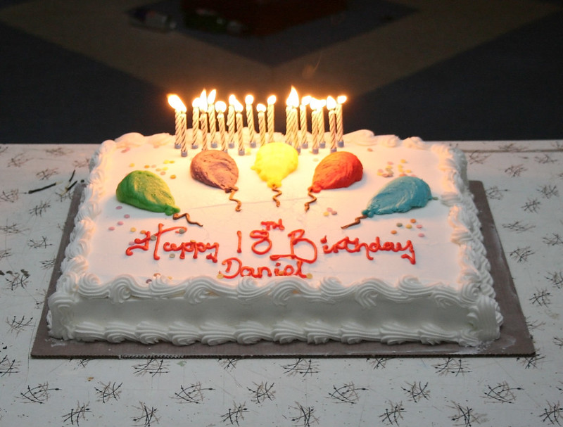 Dan's 18th Birthday party