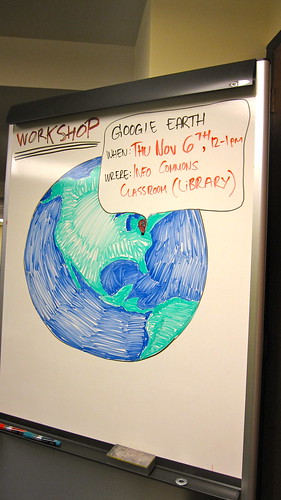 Google Earth Workshop Sign