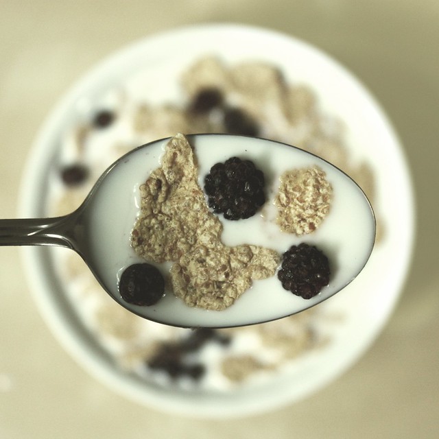 Flakes with Black Berrys