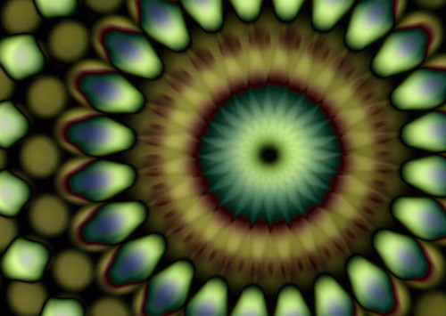Two Camera Blurred Pictures of Opartica Op Art Blended - 1