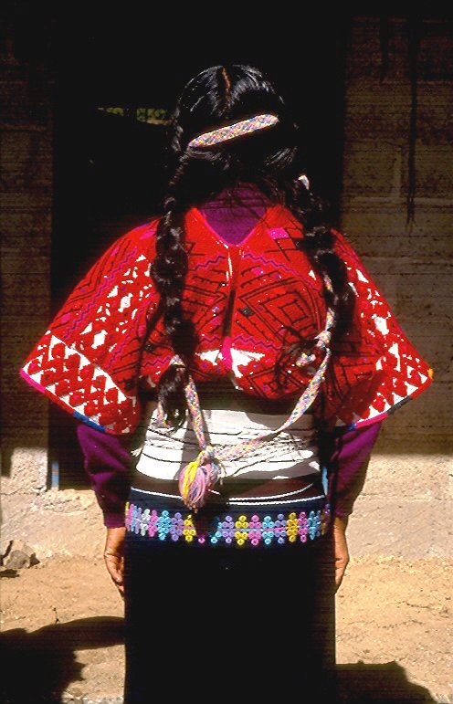 Tenejapa braids Chiapas Mexico