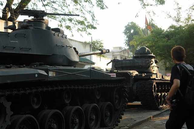 Ho Chi Minh City - War Remnants Museum - tanks