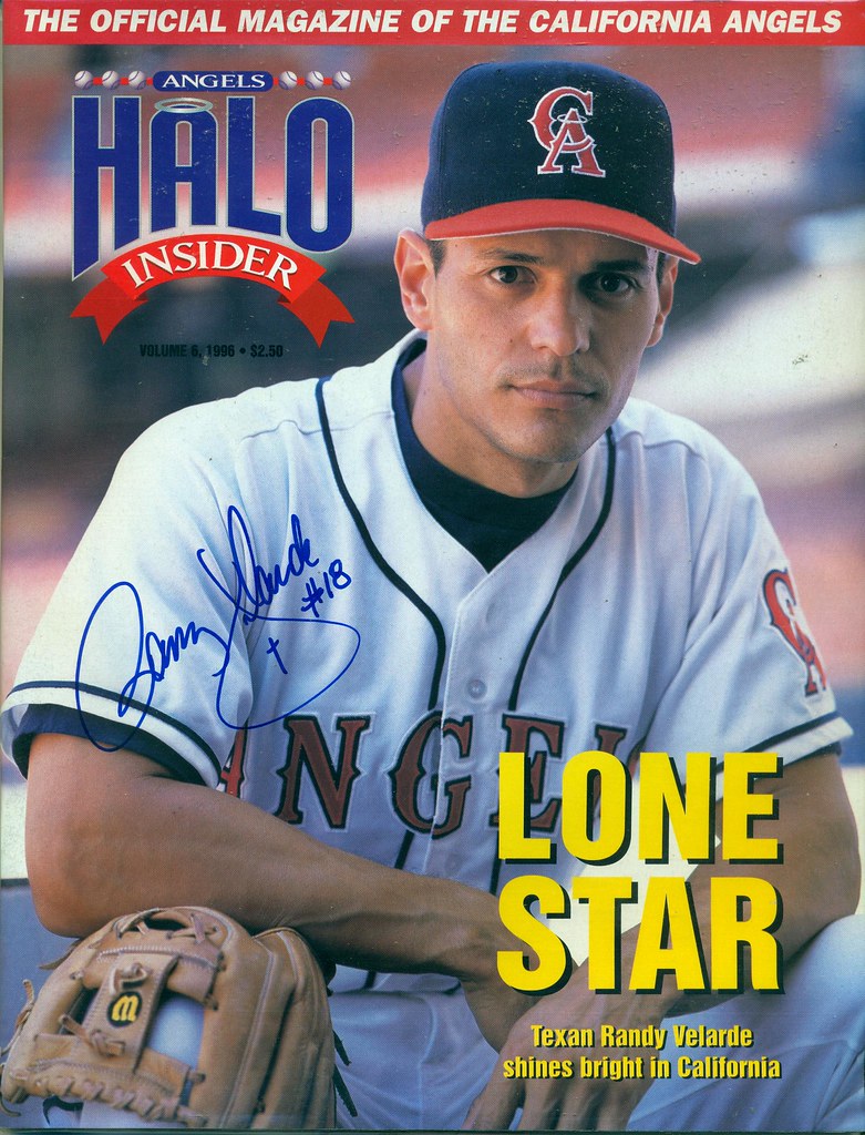 1996, The California Angels Halo Insider, Autographed by R… | Flickr