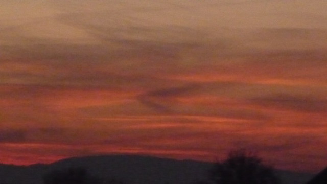 Light shade of red - sunset