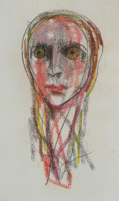 Brittain, Miller (1914-1968) - 1957 Female Head (Private Collection)