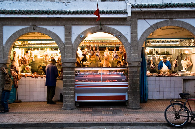 Butcher's shop - 16Nov06, Essaouira (Morocco)
