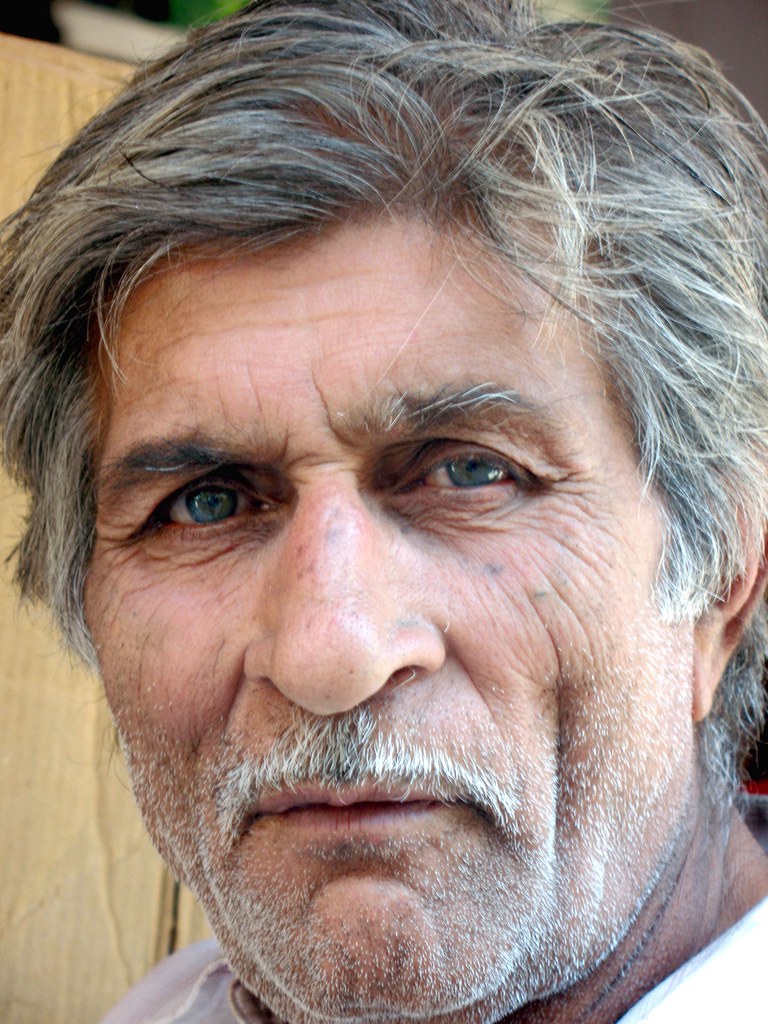 Blue-eyed Indian man, He's the local Jean Rocherfort, Amre