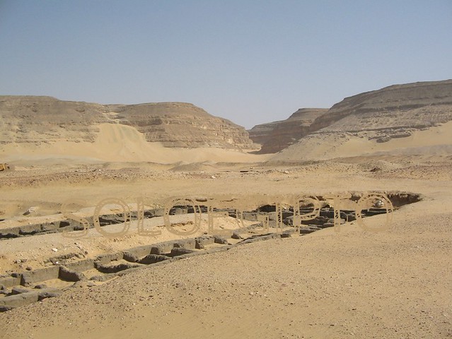 Umm el-Qaab , Abydos. Tumba de Djer , 1ª Dinastía