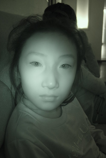 Infrared chinese girl