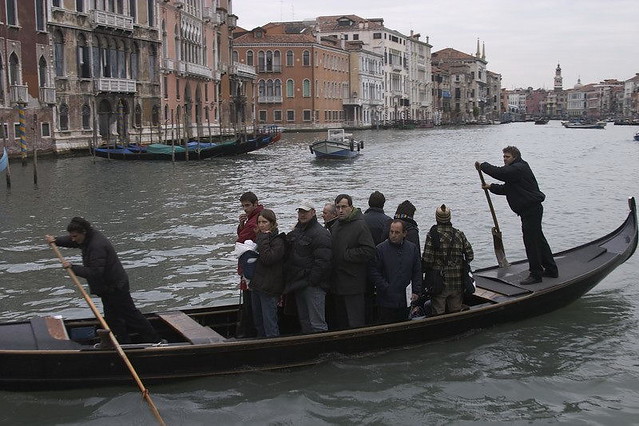 Traghetti - crossing the Grand Canal, Venice