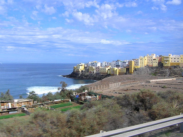 Village on the northern coast of Gran Canaria
