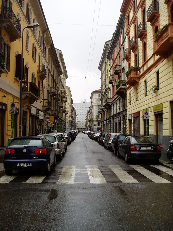 Milan city streets