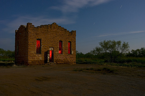abandoned night texas jail ghosttown kentcounty