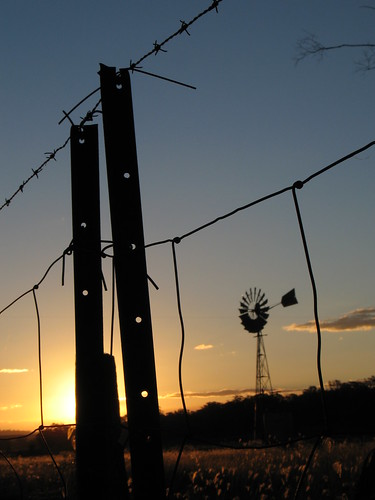 sunset windmill silhouette fav
