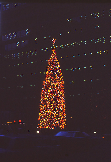 Daley Center Chicago Christmas Tree 1976