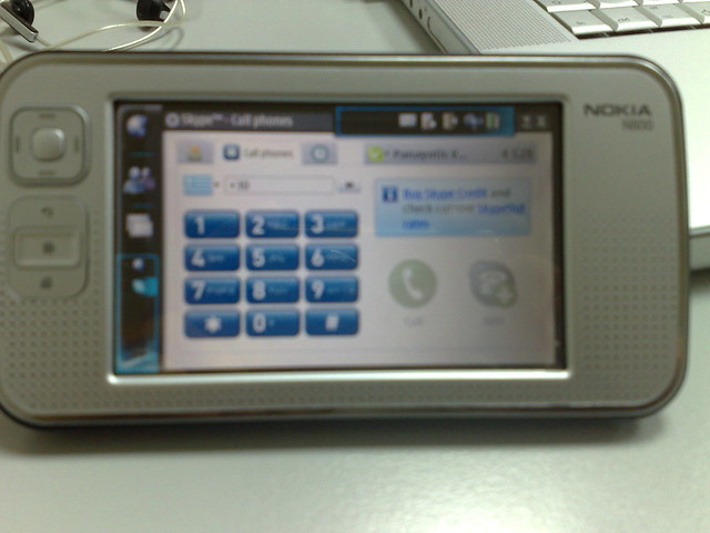 Skype on N800