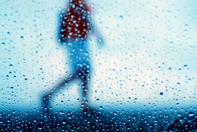 walk through rain