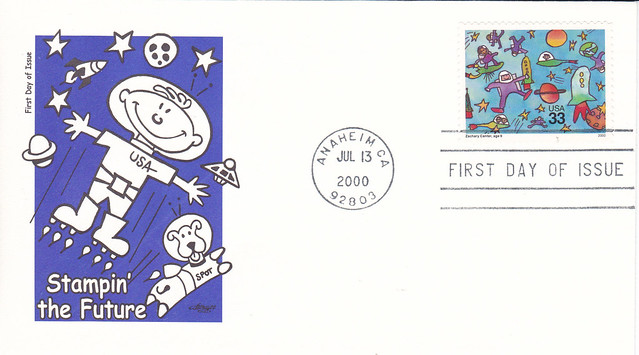 USPS FDC Stampin the Future #4 Envelope