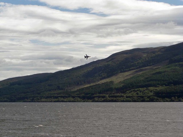 Jet over Loch Ness