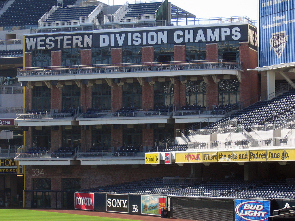 Western Division Champs, When the San Diego Padres clinched…