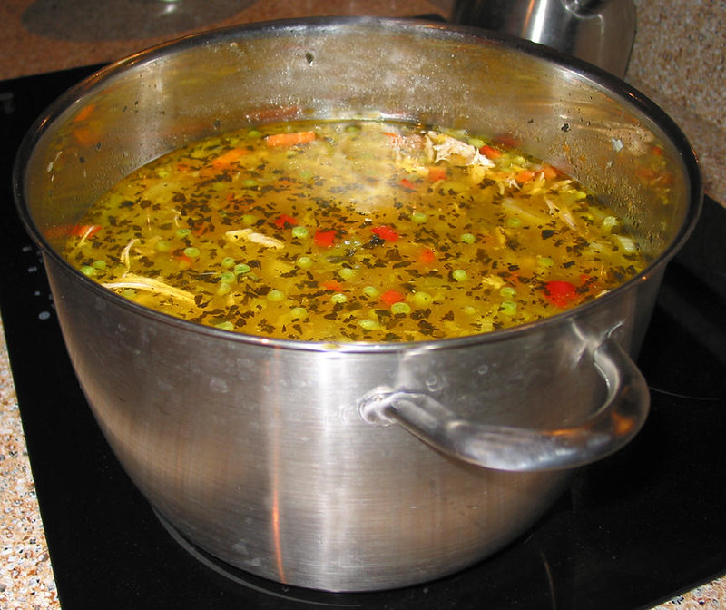 One Big Pot of Chichen Soup, Steve's chicken soup, sierravalleygirl