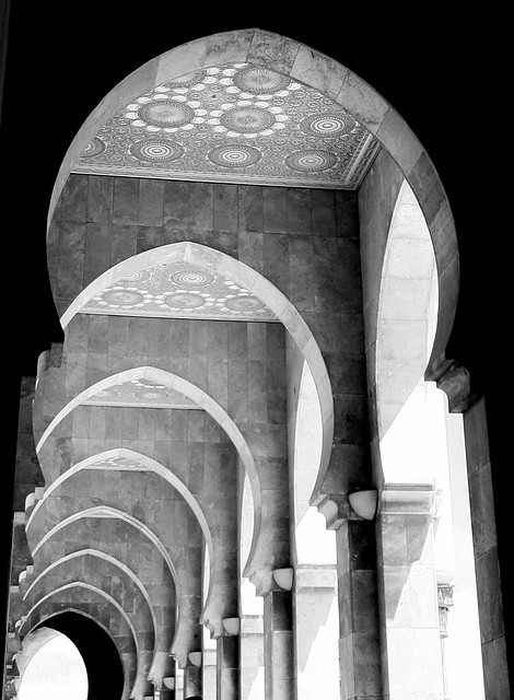 Walkway @ Hassan II Mosque in Casablanca